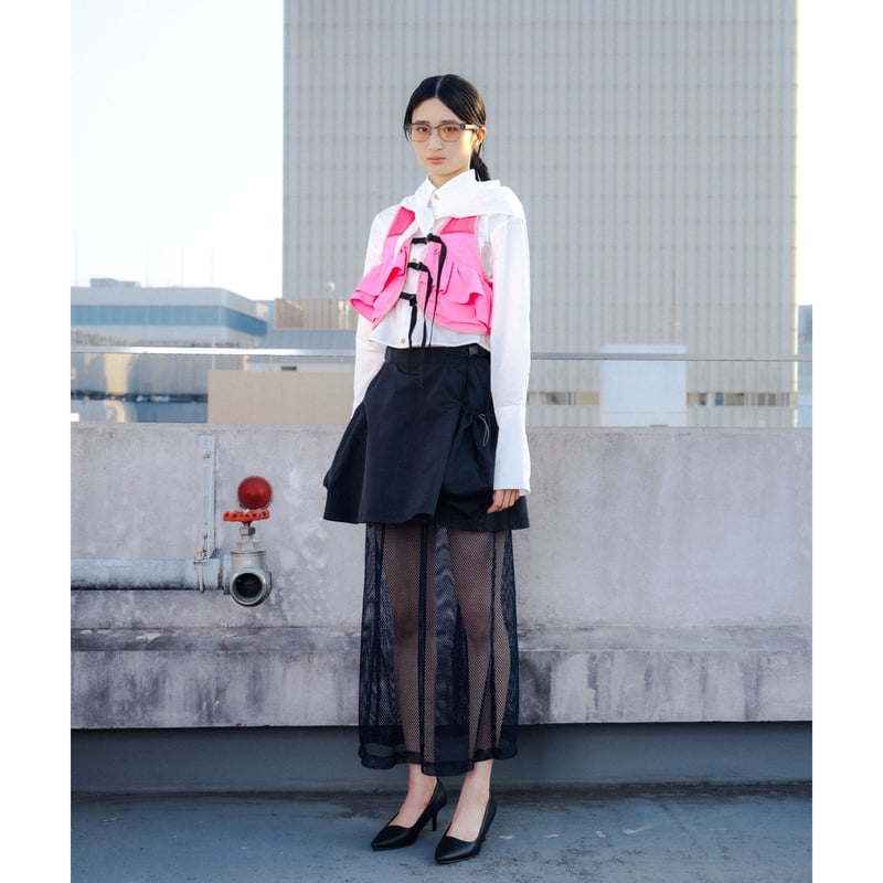 NONTOKYO / MESH LAYER SKIRT | glitter ONLINE S
