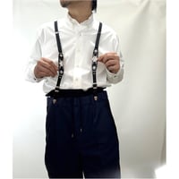 TOGA TOO  /  Metal leather suspenders