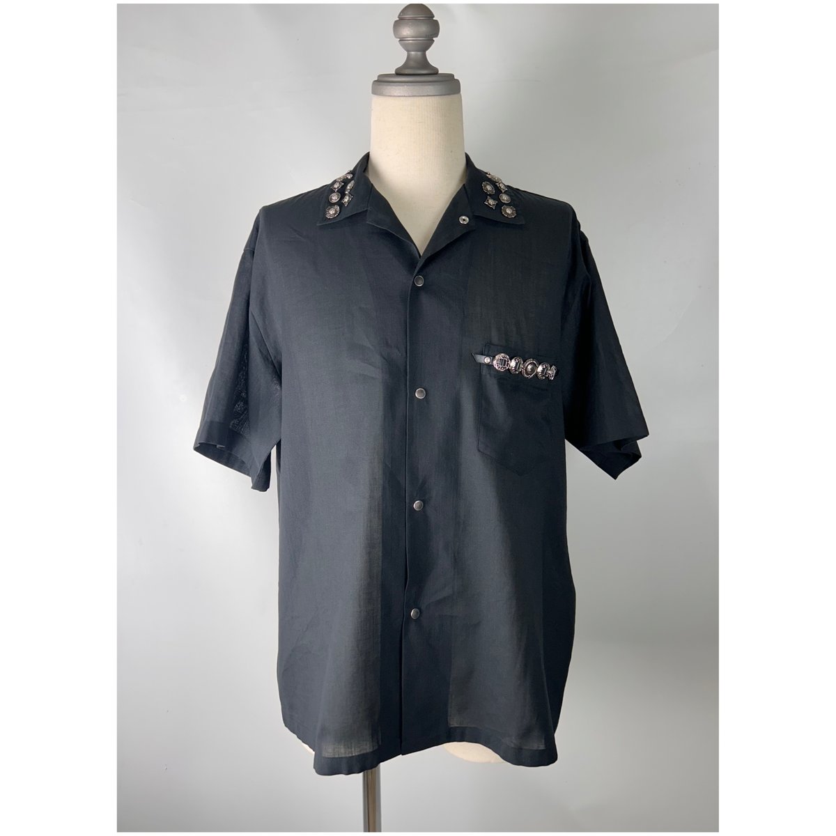 TOGA TOO / PLAIN WEAVE METAL S/S SHIRTS | glitt