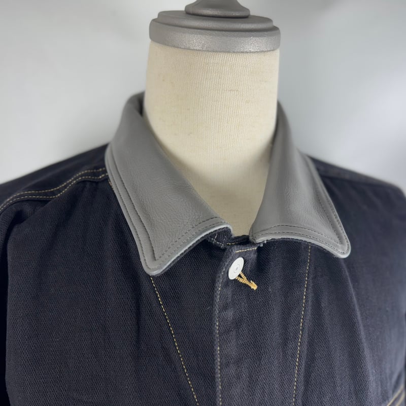 soe READY TO WEAR / Swiching Collar Denim Jack