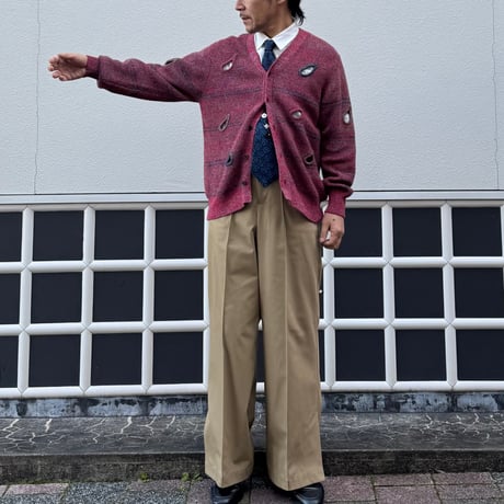 TOGA TOO / HOLE　KNIT CARDIGAN