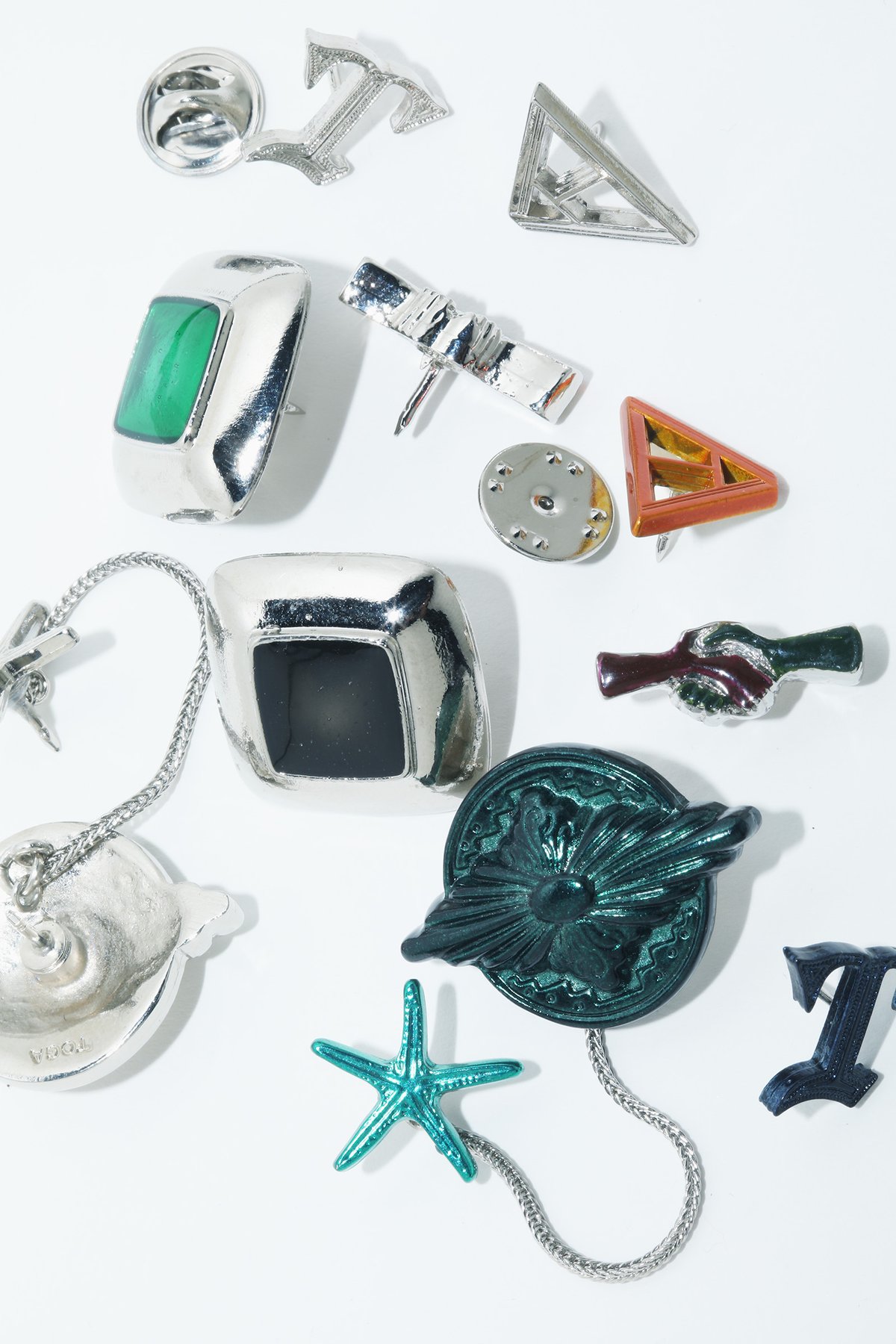 TOGA TOO / Metal pin set | glitter ONLINE STORE