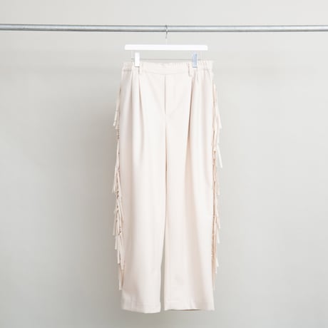 DISCOVERED　/ FRINGE FLANO SLACKS PANTS