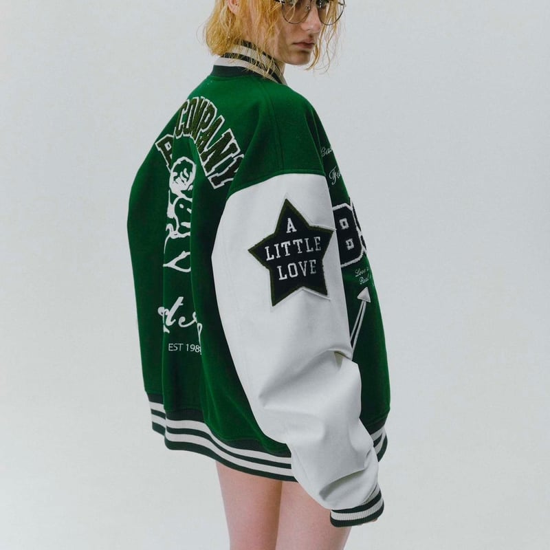BASICKSスタジアムジャンパー新品未使用‼️ BASICKS / Vintage Style Varsity Jacket | glitte