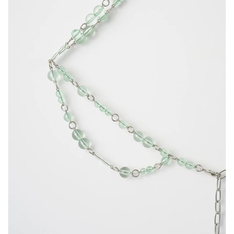 MURRAL Dripping おもろい clear top (green) ビスチェ