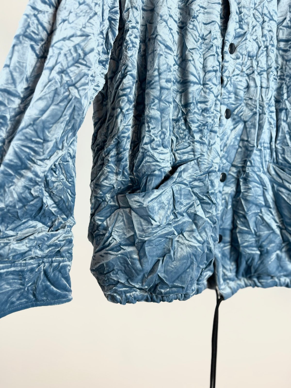 TOGA TOO / Velor jersey blouson | glitter ONL