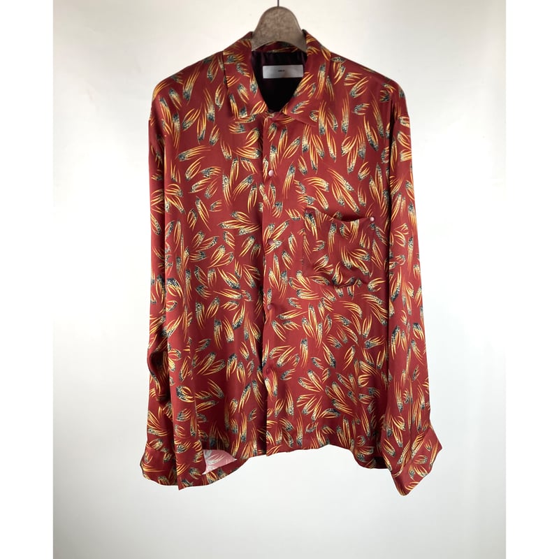 TOGA virilis/Inner print shirts /dark red | gli