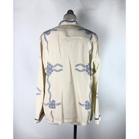 TOGA TOO /Inner print long sleeve shirt