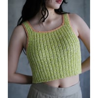 G.V.G.V.  / MIXED YARN CAMI VEST