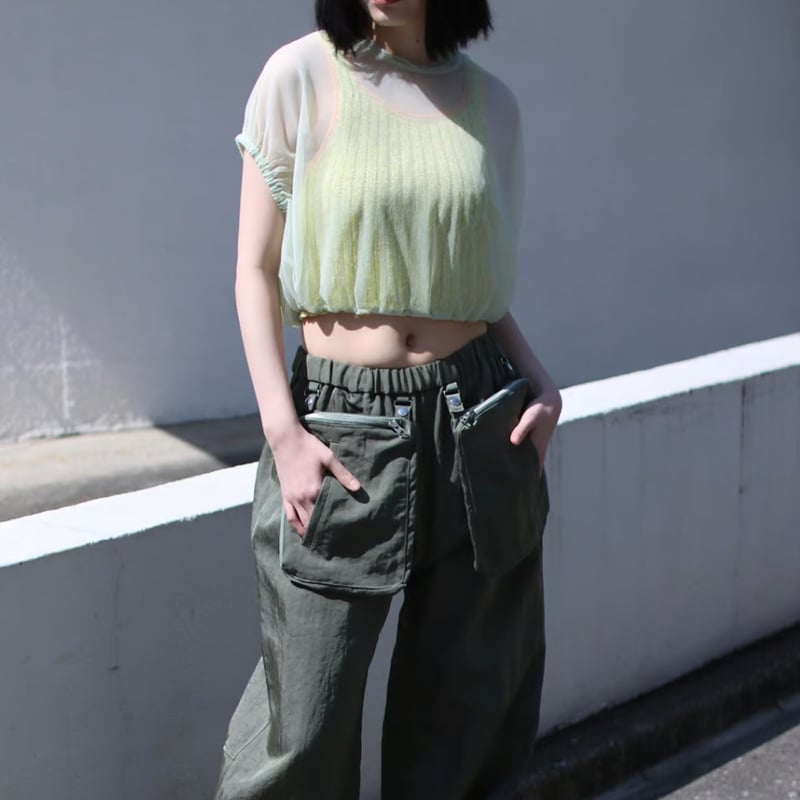 G.V.G.V. / SHEER H/S TOP | glitter ONLINE STORE