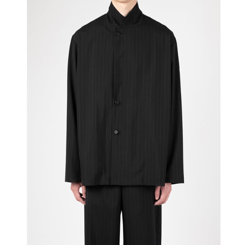 LADMUSICIAN / T/W POPLIN PINSTRIPE UNCONSTRUCTE