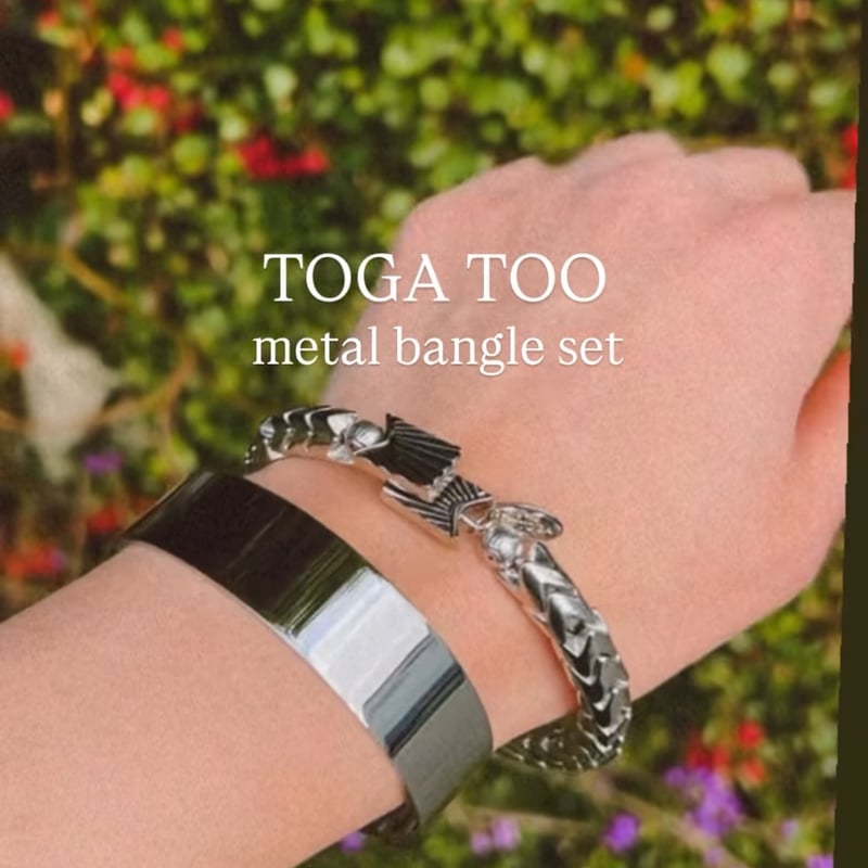TOGA TOO / Metal bangle set | glitter ONLINE