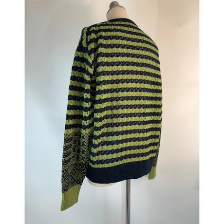 TOGA virilis  / JACQUARD KNIT CARDIGAN