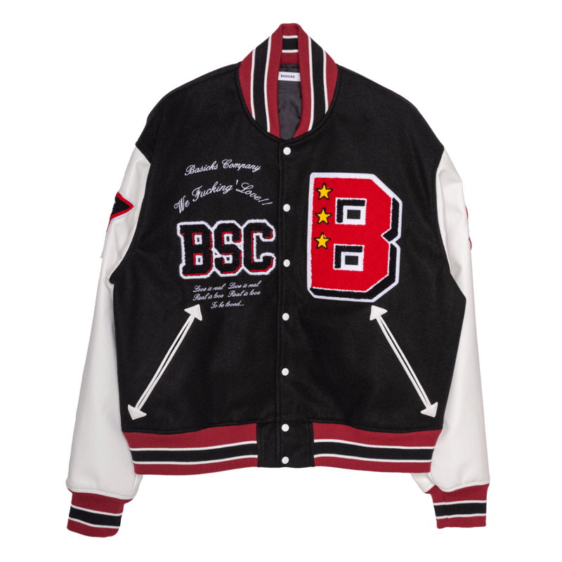 BASICKS / Vintage Style Varsity Jacket | glitte BASICKS / Vintage Style Varsity Jacket | glitte