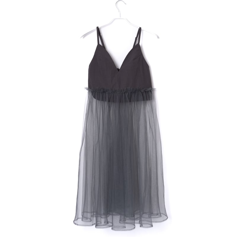 NONTOKYO / GATHER TULLE CAMISOLE ONE-PIECE | g