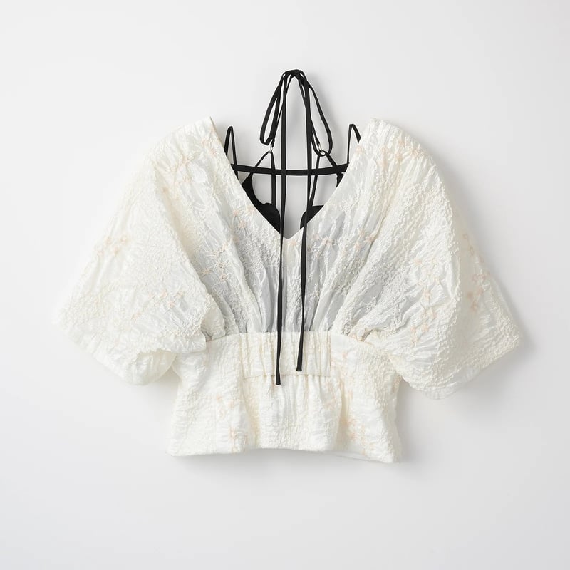 MURRAL - 新品　MURRAL "Inflate" blooming top (White) murral / 