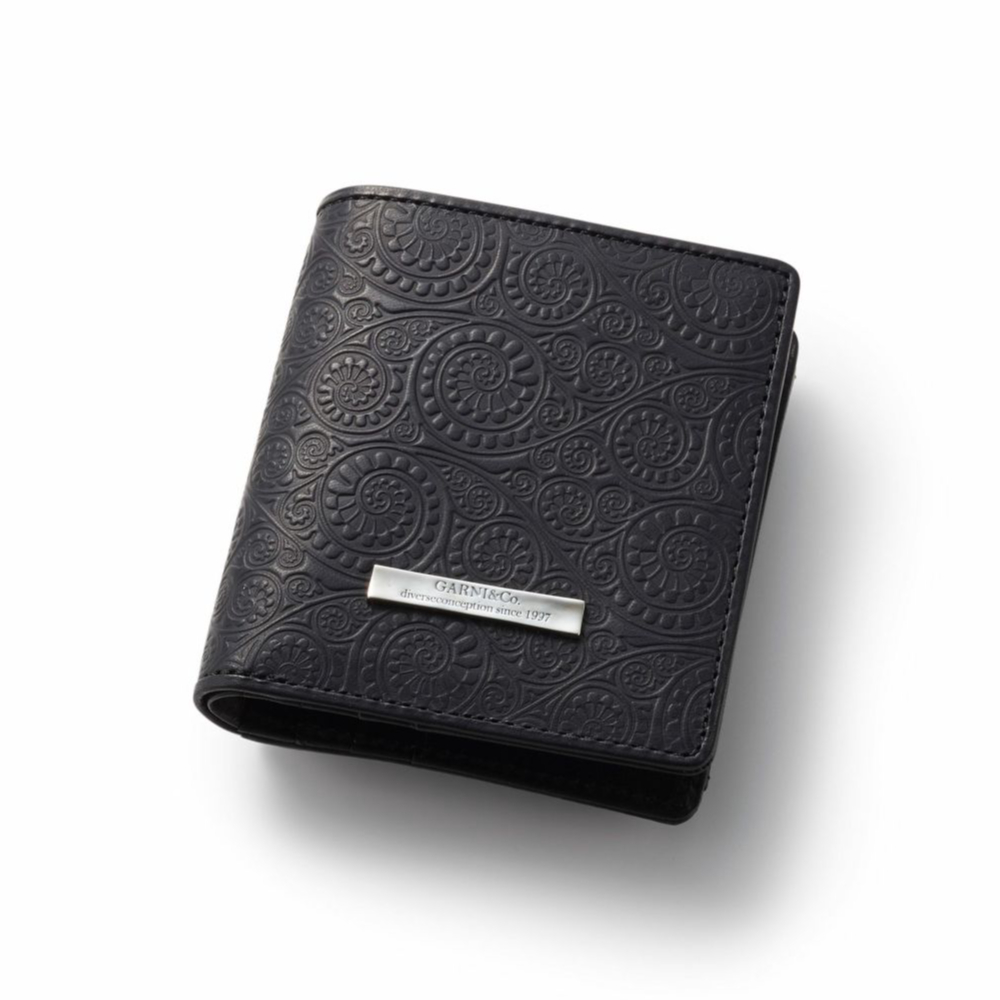 GARNI / Vine Pattern Mini Fold Wallet | glitter GARNI / Vine Pattern Mini Fold Wallet | glitter