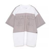 YOSHIO KUBO /YKS25111 STRIPE PATCH S/S T