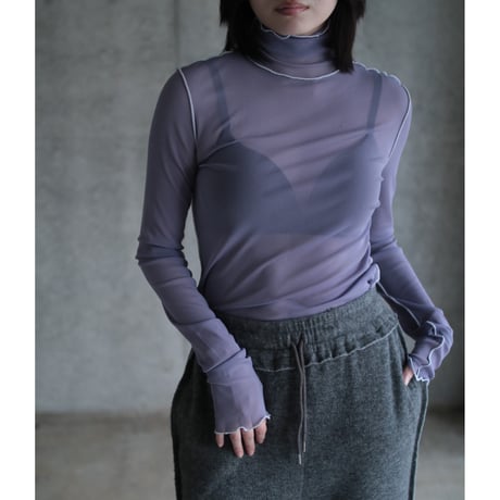 G.V.G.V.  / STRECH TULLE TOP
