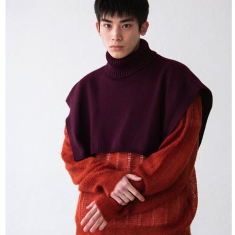 DISCOVERED /   LOOPING KNIT VEST