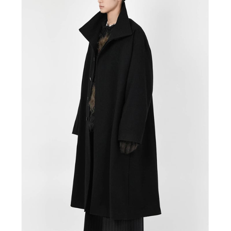 LADMUSICIAN / MELTON STAND COLLAR COAT | glitte