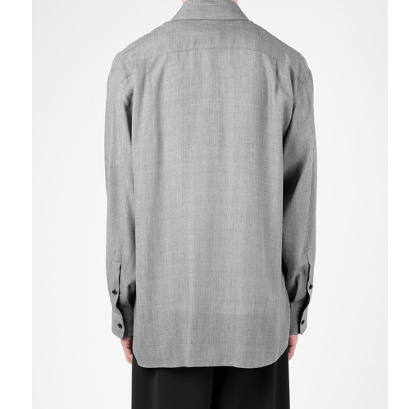 LADMUSICIAN / MODAL GLEN CHECK BIG SHIRT | glit