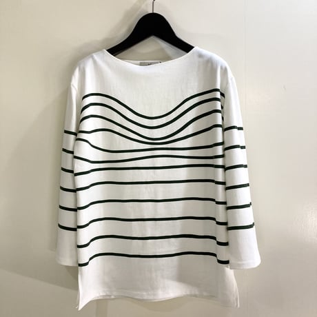 脳論（NOURON）/  うねうねボーダーT（Wave print to）