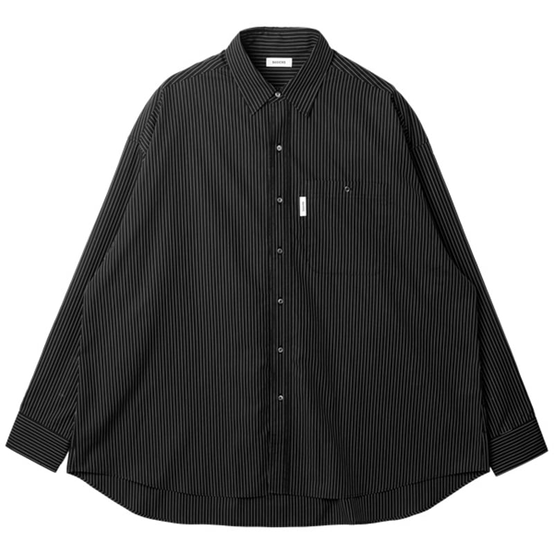 BASICKS / Super Large Fit Stripe Shirt | glitte