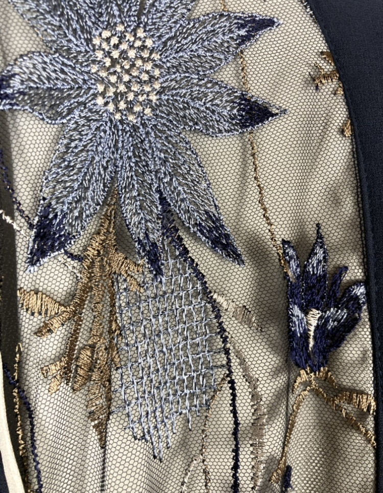 ワンピース MURRAL Framed flower open long dress murral Framed flower open long dress MURRAL⭐︎Framed flower open