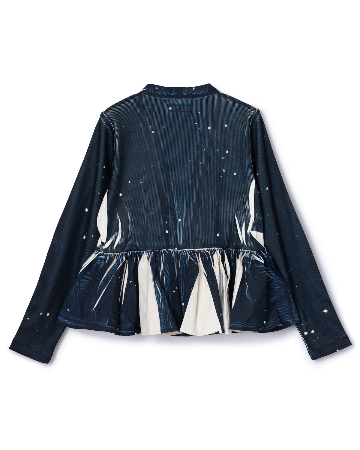 NONTOKYO / DIRECT PRINT RIB GATHER CARDIGAN | g