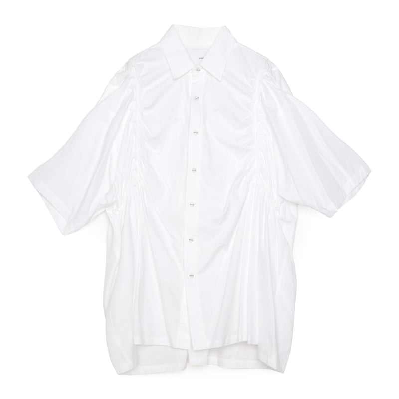 ポジャギ　127×67 オフホワイト　No.198 YOSHIO KUBO / YKS25205 CRASH SIDE S/S SHIRT | g