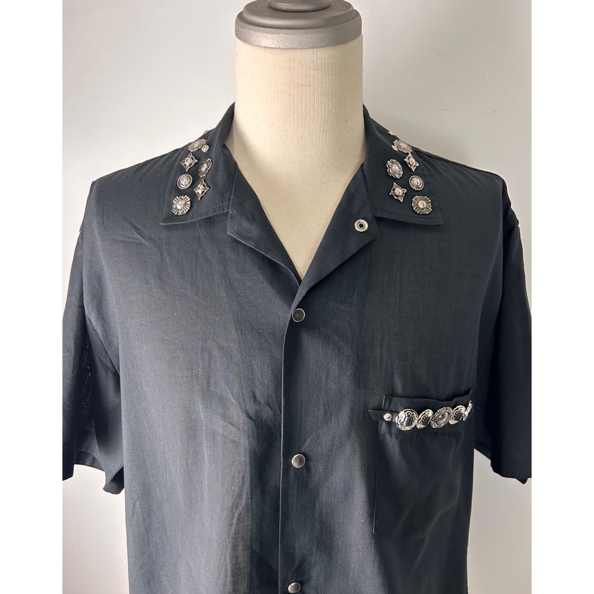 TOGA TOO / PLAIN WEAVE METAL S/S SHIRTS | glitt