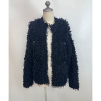 DOUBLET / STRAW TWEED KNIT CARDIGAN