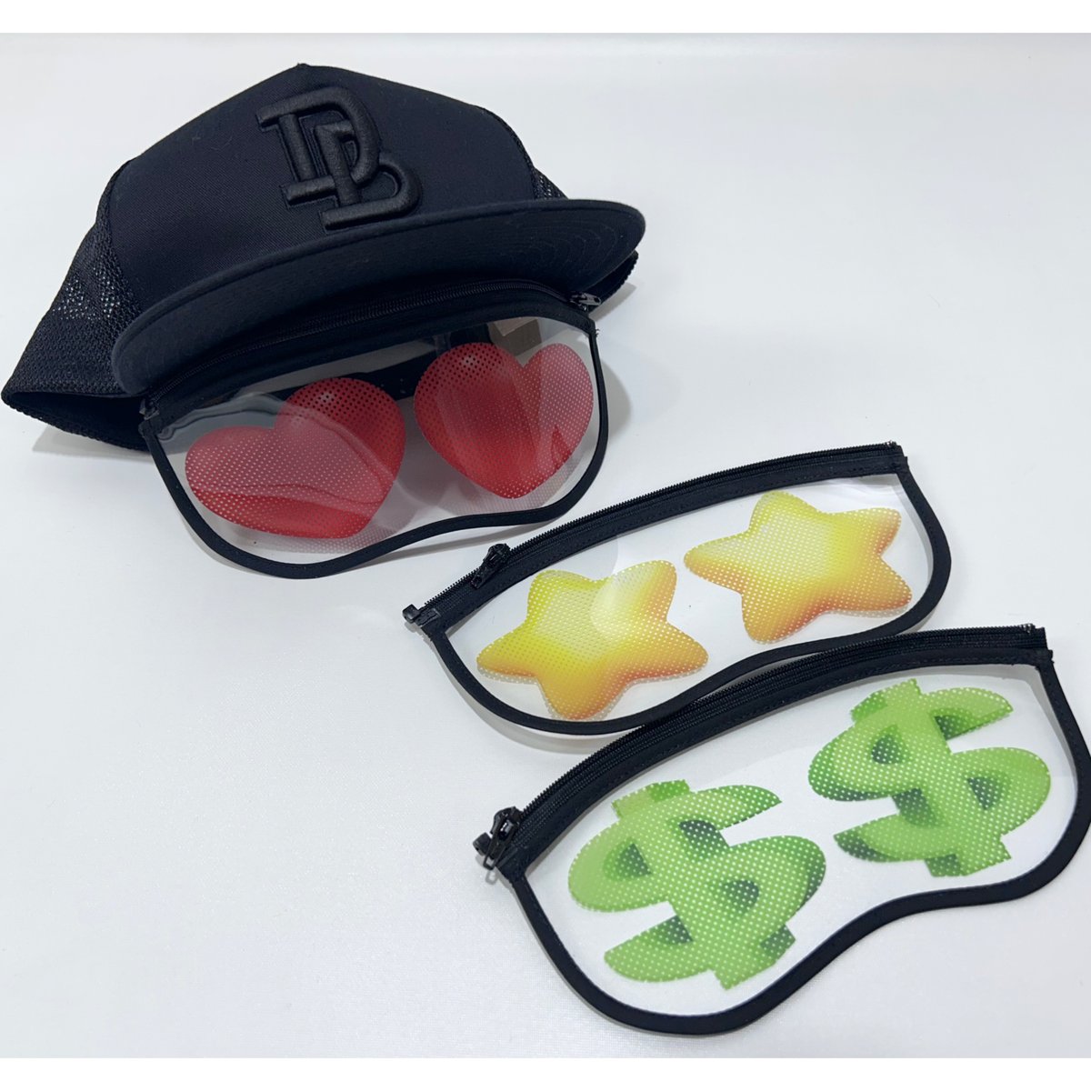 DOUBLET / EMOJI GOGGLE CAP | glitter ONLINE STORE