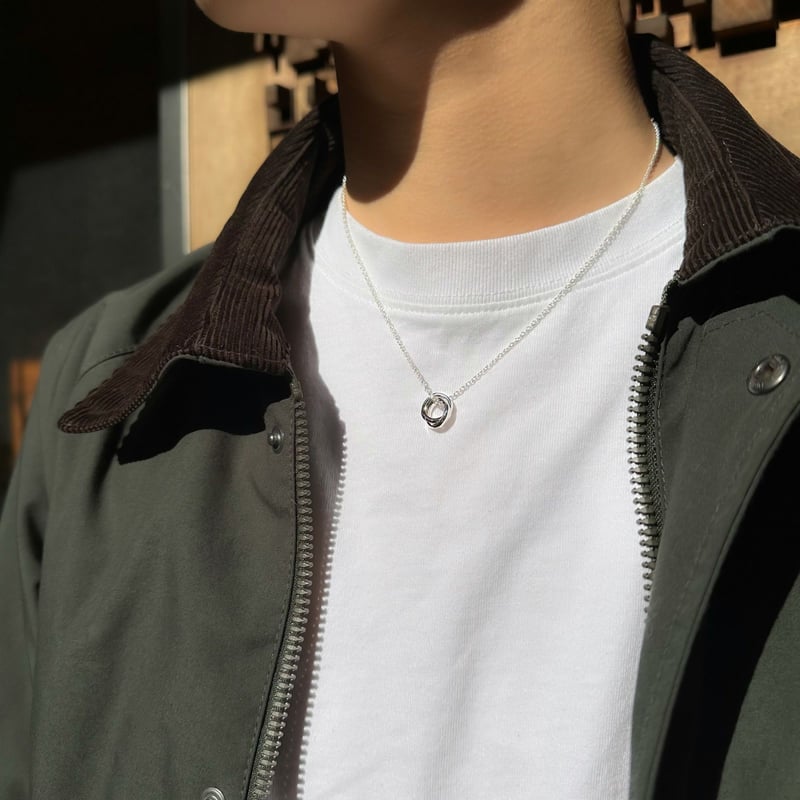 GARNI ネックレス 希少 美品 GARNI ガルニ シルバー ダブル