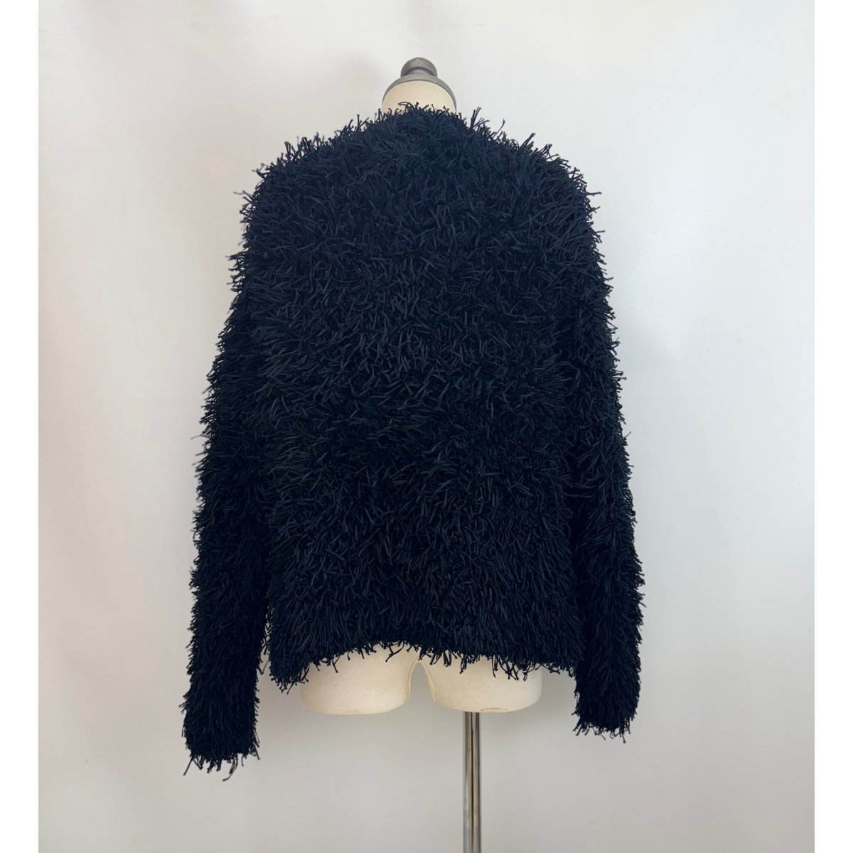 DOUBLET / STRAW TWEED KNIT CARDIGAN | glitter 