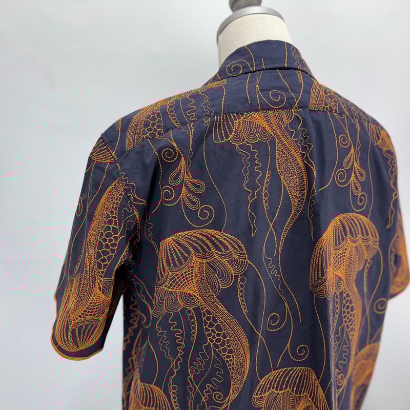 VIRILIS 半袖シャツ 48 TOGA VIRILIS シャツ Panel print S/S shirt メンズ : ZOZOTOWN