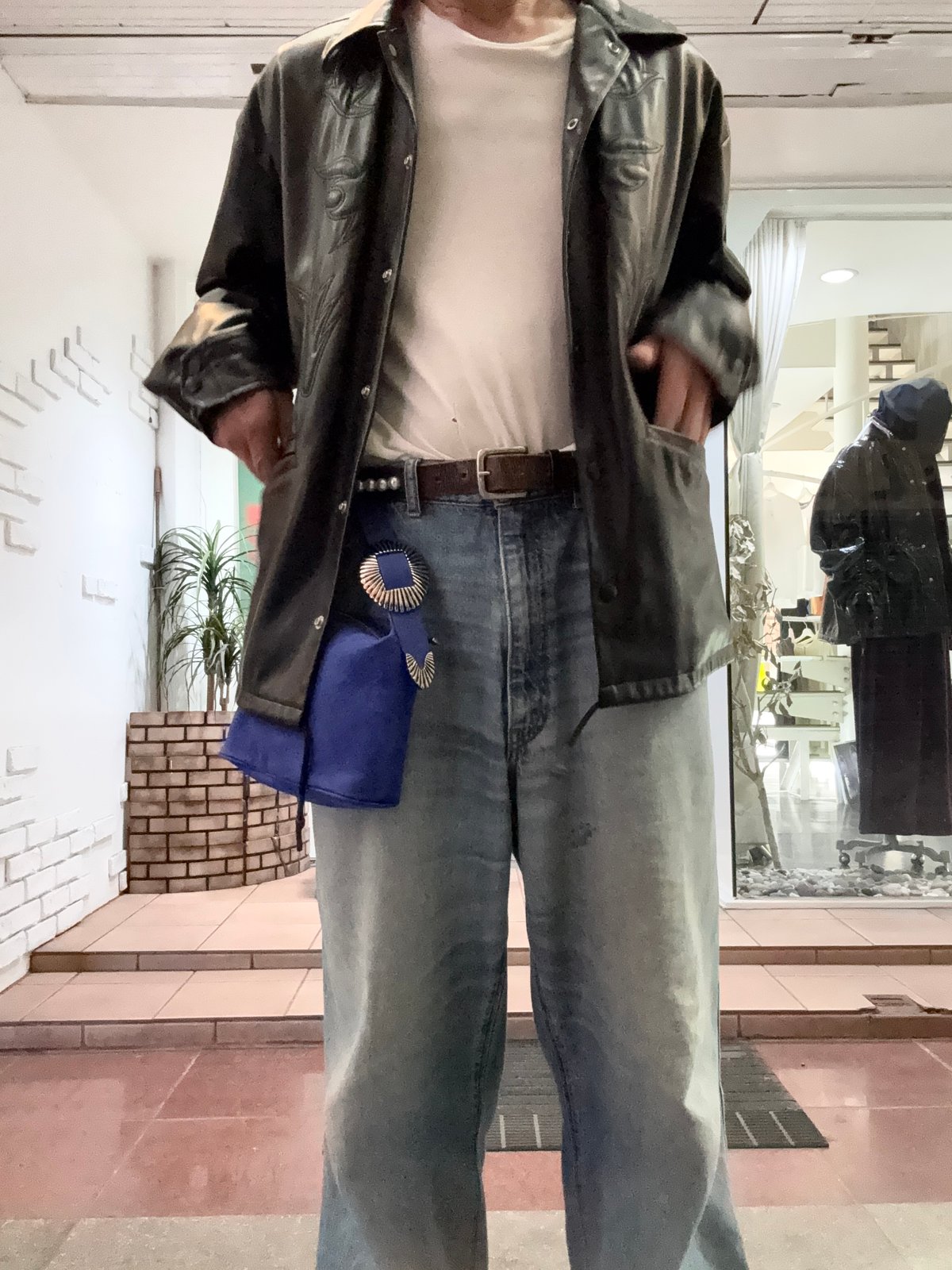 TOGA TOO / Leather mini bag | glitter ONLIN