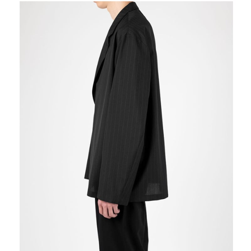 LADMUSICIAN / T/W POPLIN PINSTRIPE UNCONSTRUCTE
