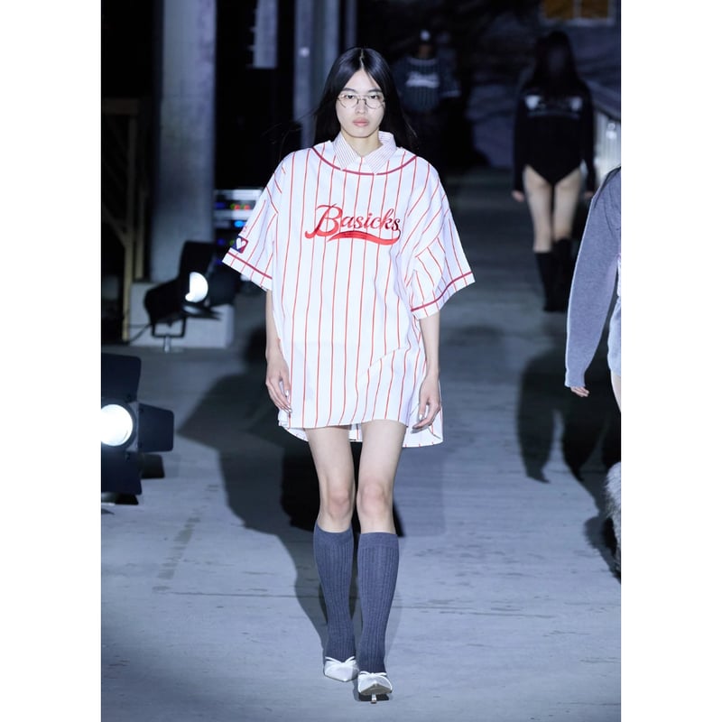 BASICKS / Front Baseball Shirt | glitter ONLIN