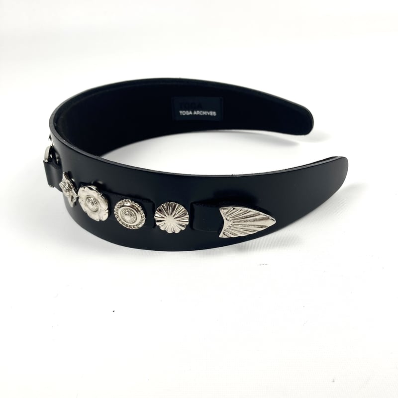 トーガ完売商品★ TOGA Leather Headband 2