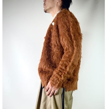 TOGA TOO / Shaggy knit cardigan