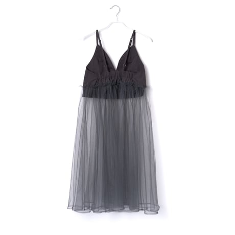 NONTOKYO　/  GATHER TULLE CAMISOLE ONE-PIECE