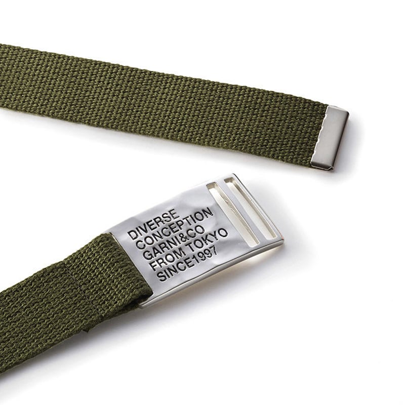 GARNI / ''MIL Belt'' ：KHAKI | glitter ONL