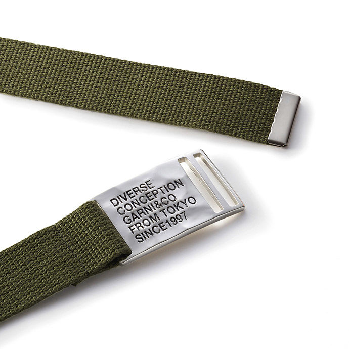 GARNI / ''MIL Belt'' :KHAKI | glitter ONL GARNI / ''MIL Belt'' :KHAKI | glitter ONL