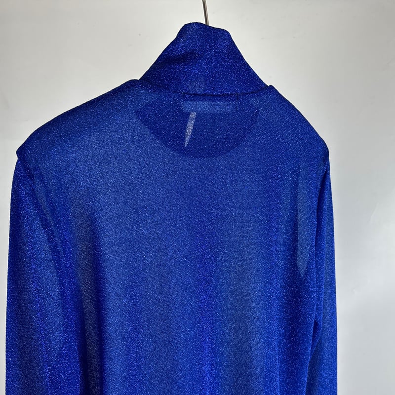 TOGA UNISEX / SPARKLE JERSEY HIGH NECK | glit