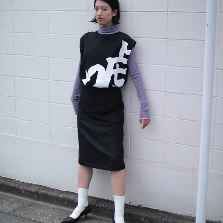 G.V.G.V.  / STRECH TULLE TOP