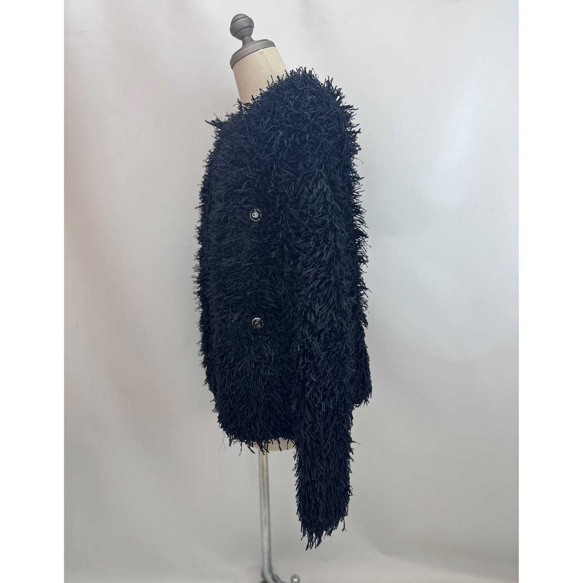 トップス doublet MOHAIR TWEED KNIT CARDIGAN DOUBLET / STRAW TWEED KNIT CARDIGAN | glitter
