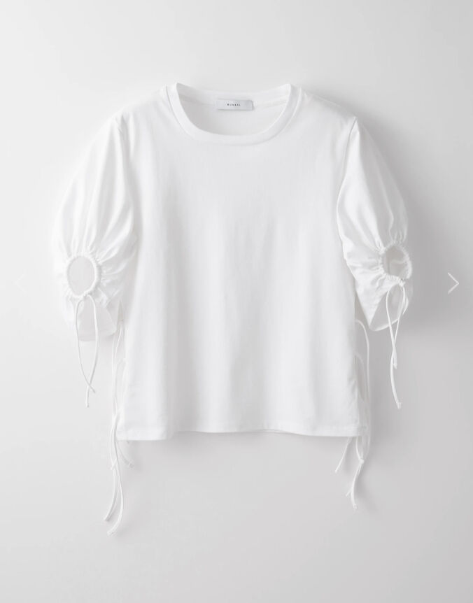 murral /Chipped half sleeve top | glitter ONLI