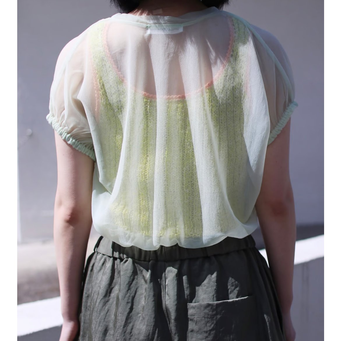 G.V.G.V. / SHEER H/S TOP | glitter ONLINE STORE
